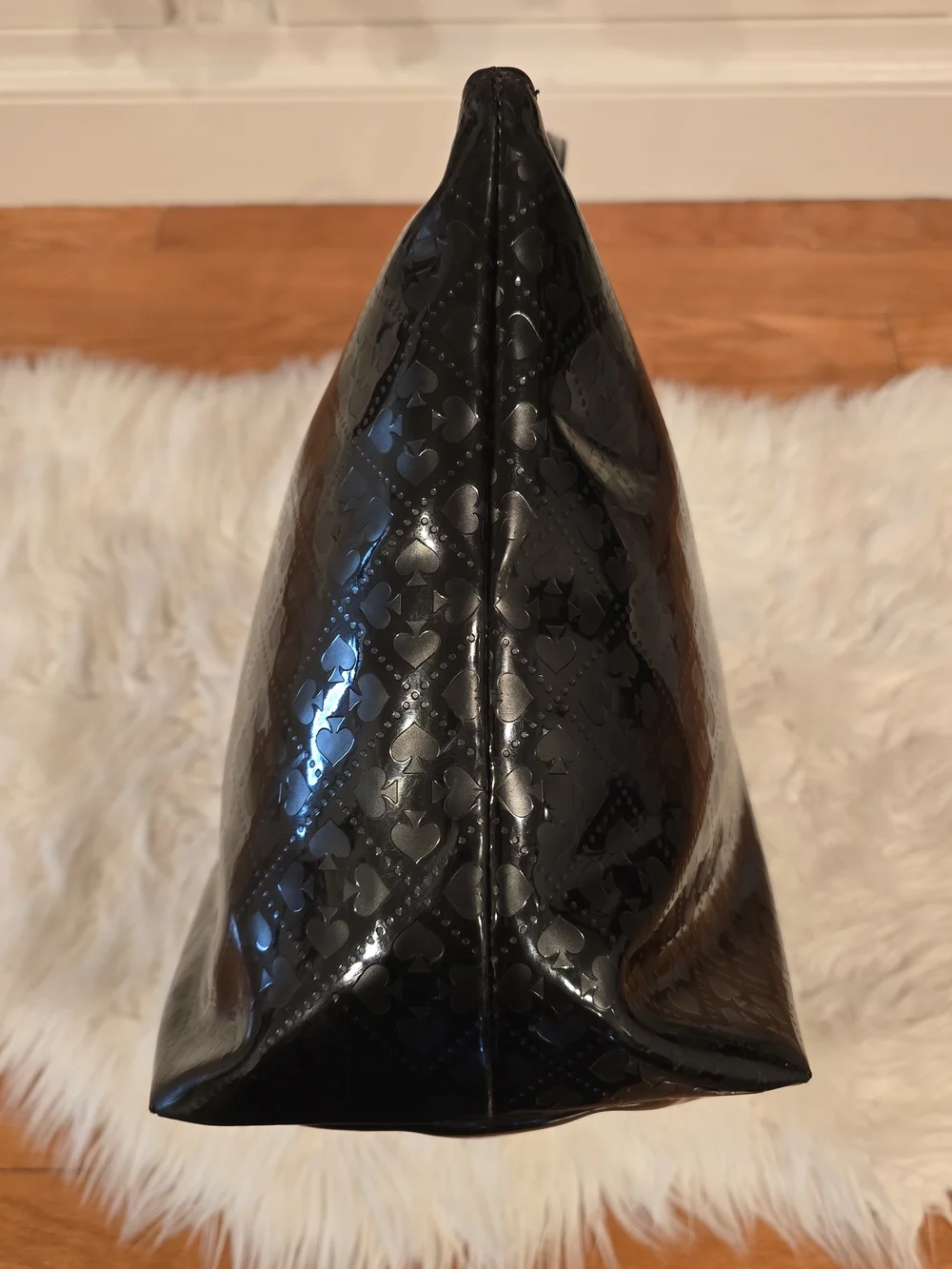 kate spade Black Patent-Embossed Tote